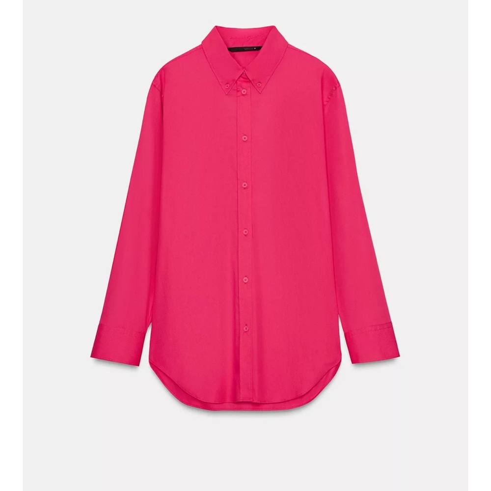 Zara Poplin Shirt - Picture 2 of 6